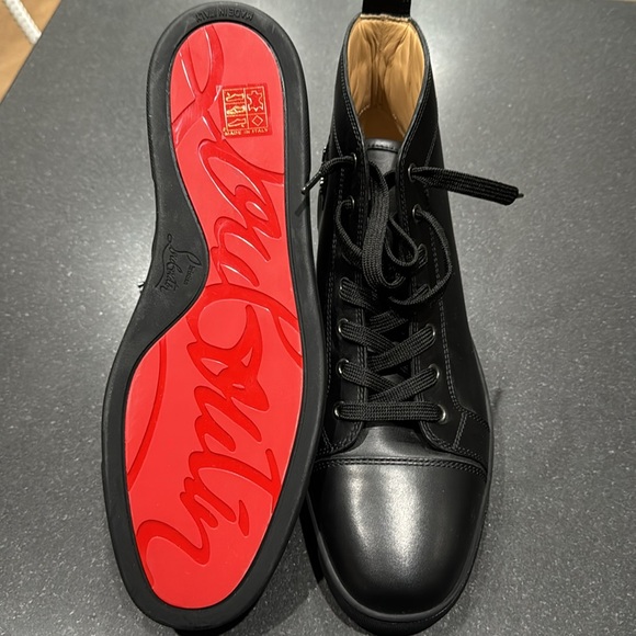 Christian Louboutin black dress sneakers European size 45 NEVER WORN main image 6